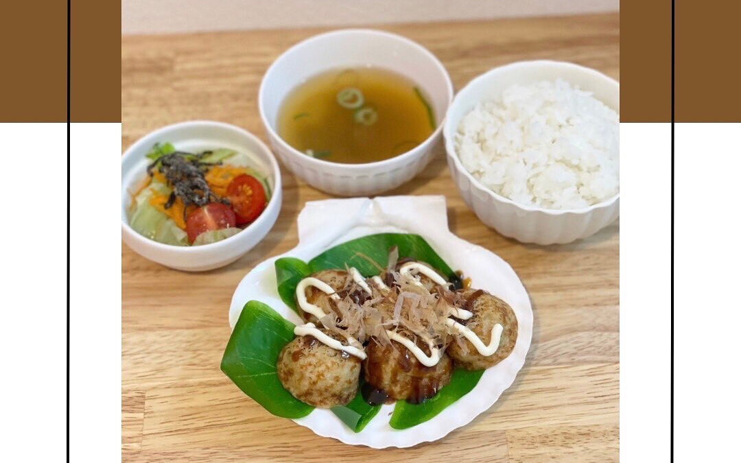 【たこ焼き定食⠀】